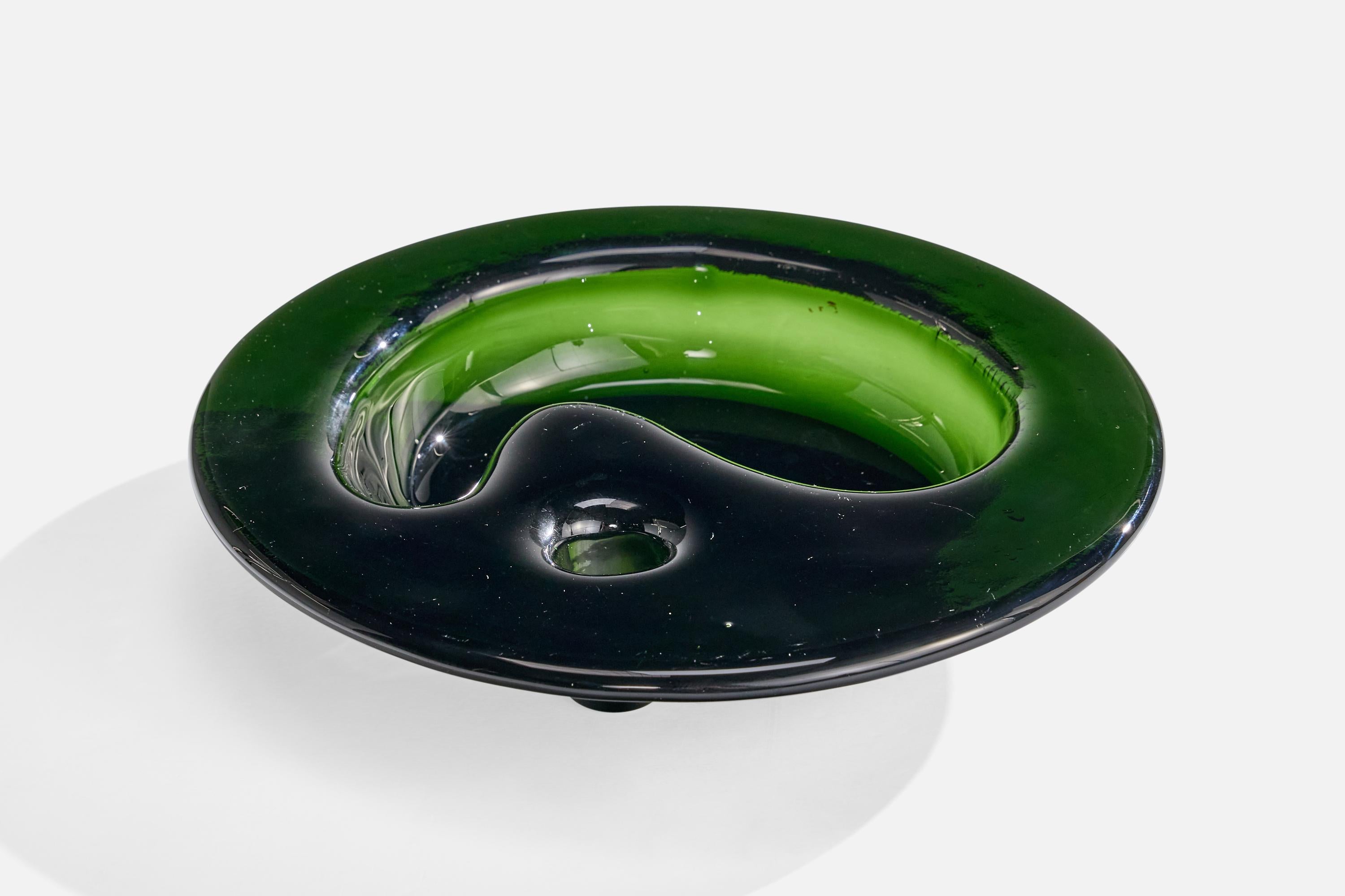 Michael Bang, Schale, Glas, Dänemark, 1970er Jahre (Dänisch) im Angebot