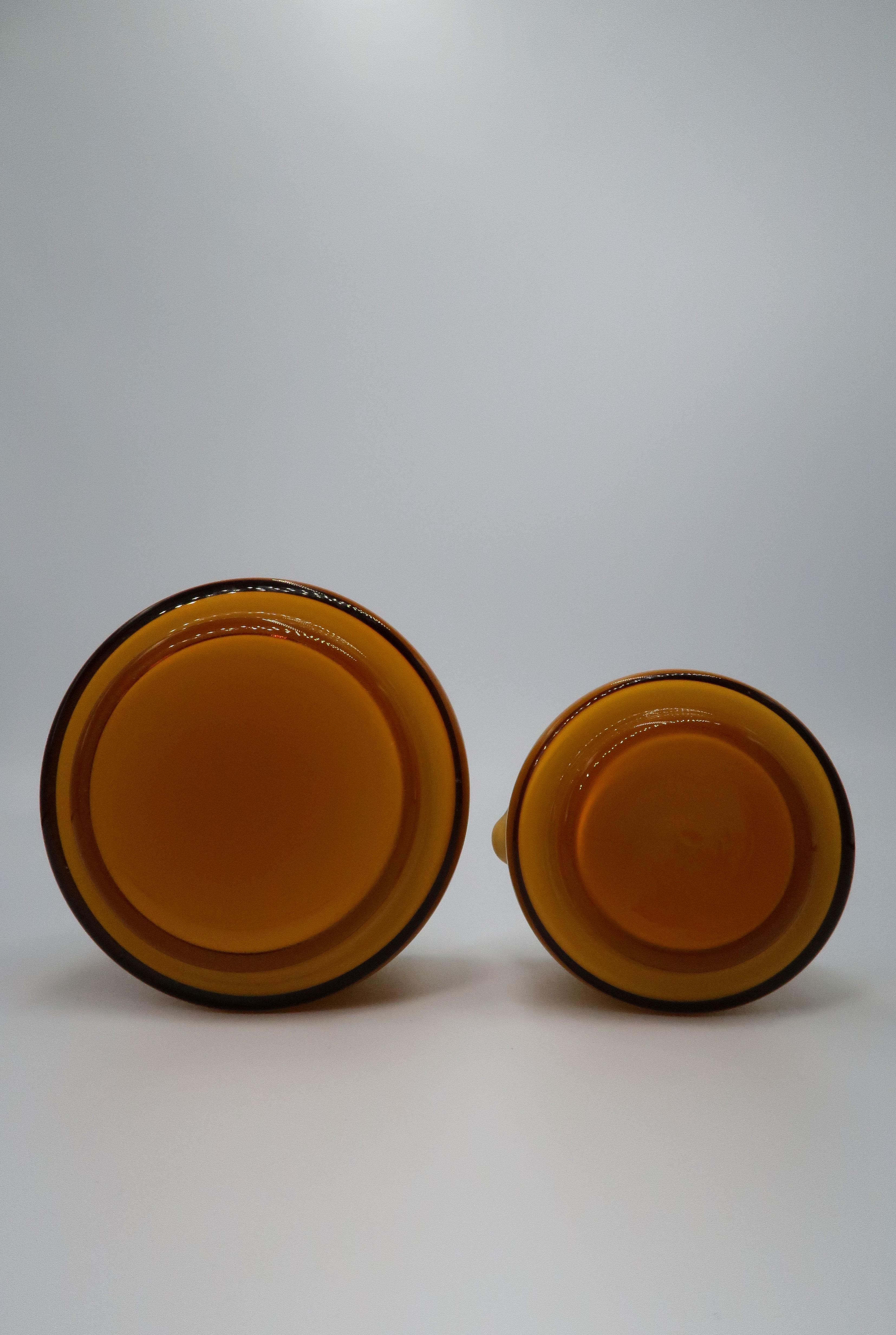 20ième siècle Michael Bang for Holmegaard Art Glass Sugar Bowl, Creamer Set en vente