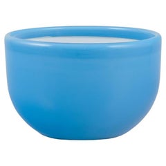 Michael Bang. for Holmegaard. "Palet" bowl made of turquoise and white glass