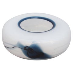 Michael Bang Vase Bol en verre Holmegaard Danemark 1970