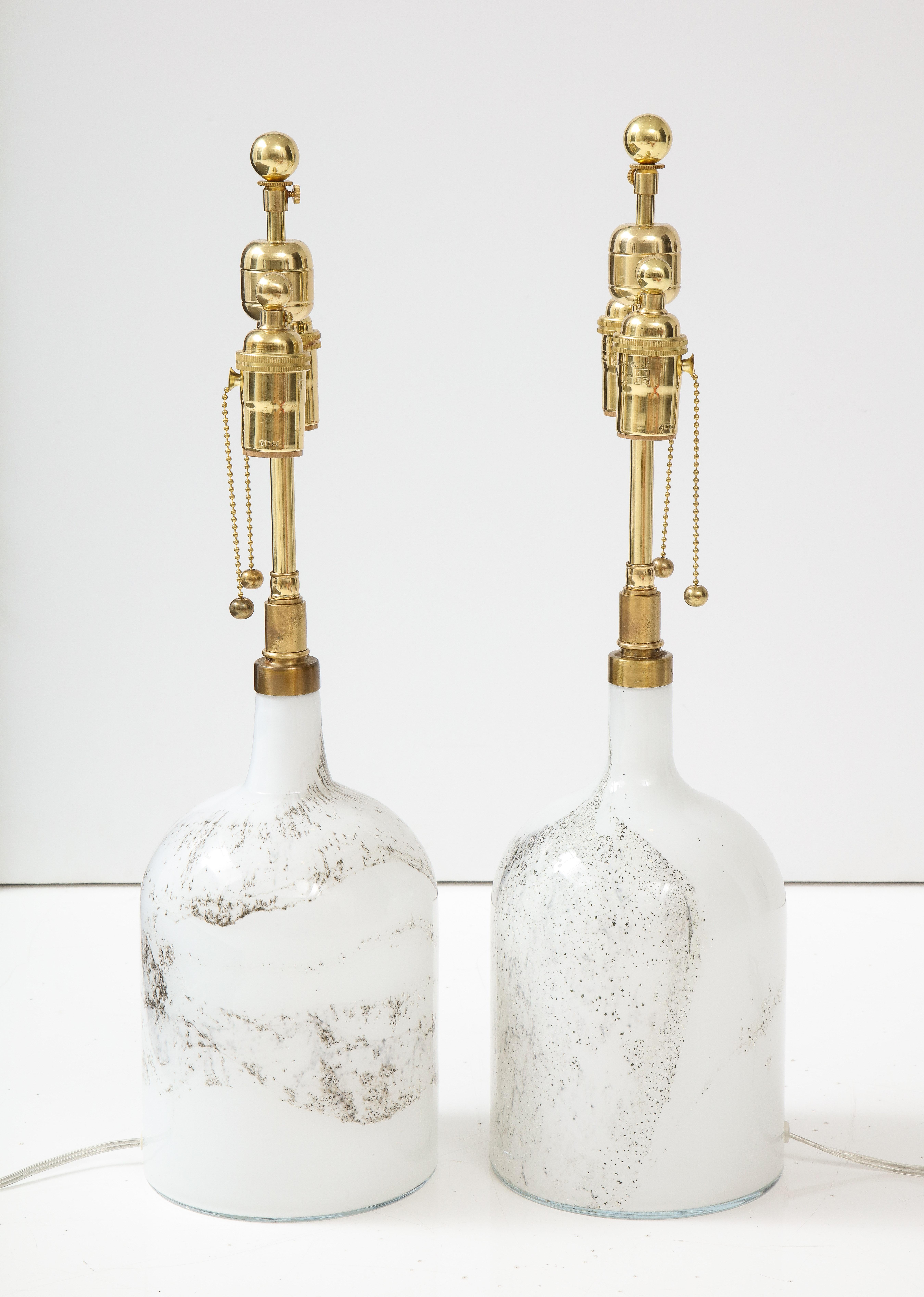 Michael Bang, Holmegaard, Paar Glaslampen (Skandinavische Moderne) im Angebot