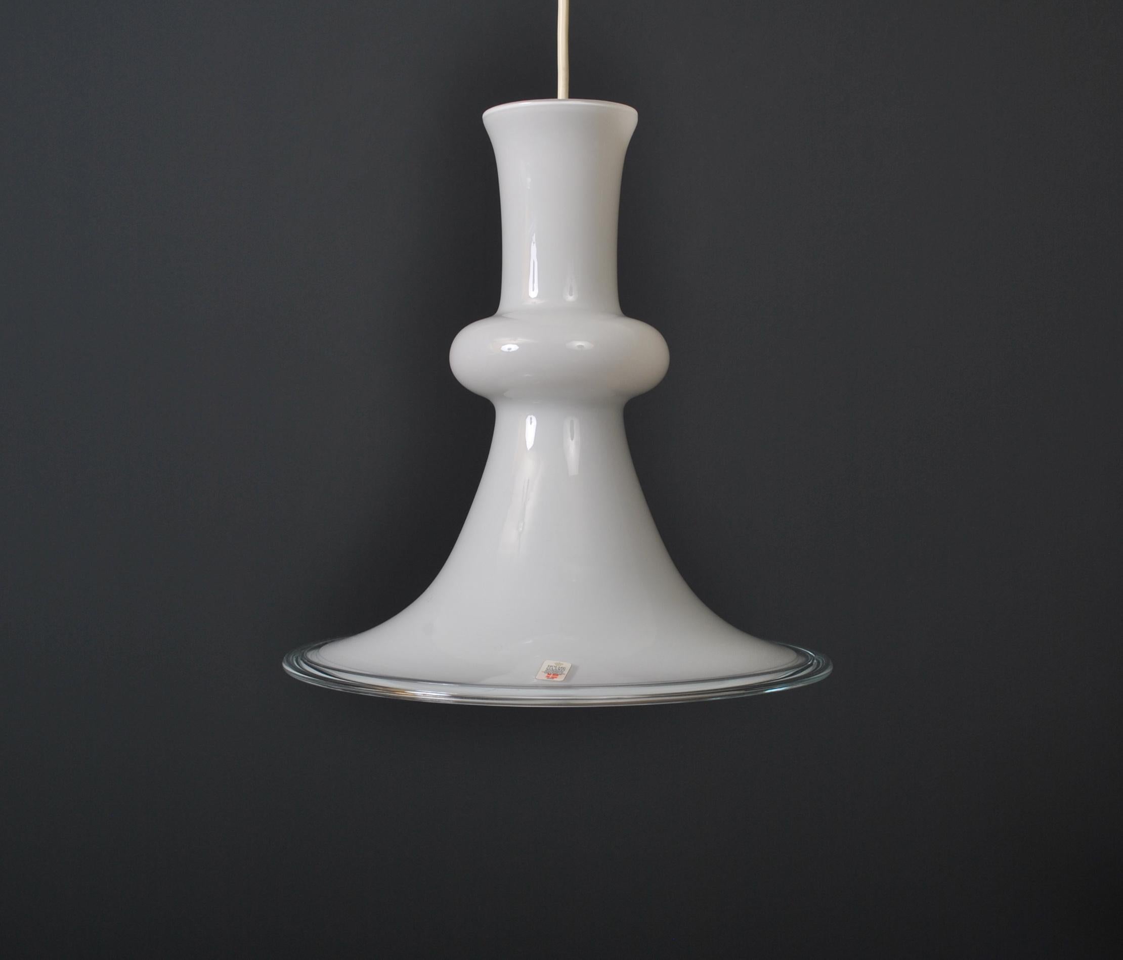 Scandinavian Modern Michael Bang, Holmegaard Pendant Light For Sale