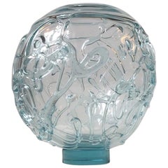 Michael Bang Spiderweb Studio Glass Vase for Holmegaard, Denmark