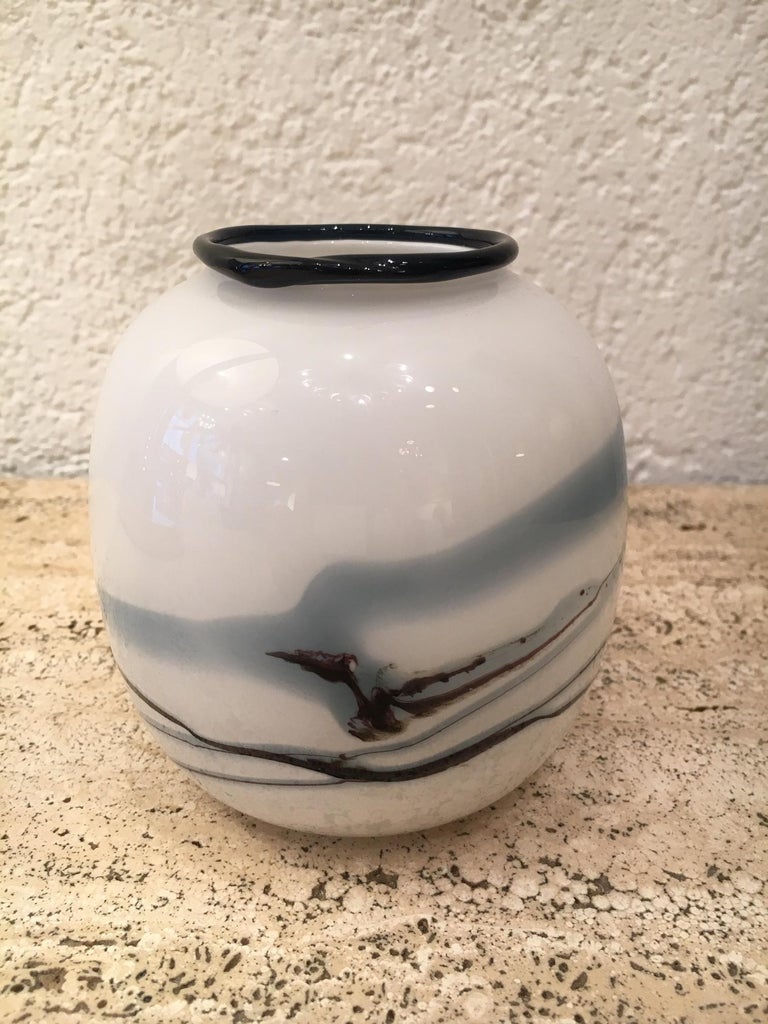 Michael Bang vase for Holmegaard For Sale at 1stDibs