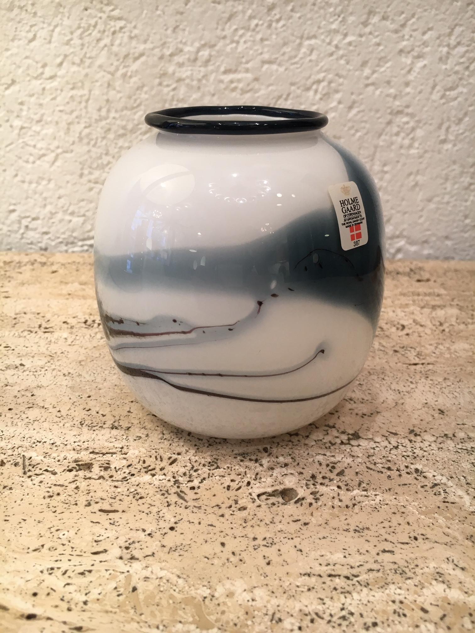 Scandinavian Modern Michael Bang vase for Holmegaard For Sale
