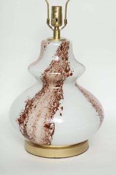 Michael Bang Table Lamps by Holmegaard, Blown Glass, 1970s Sweden