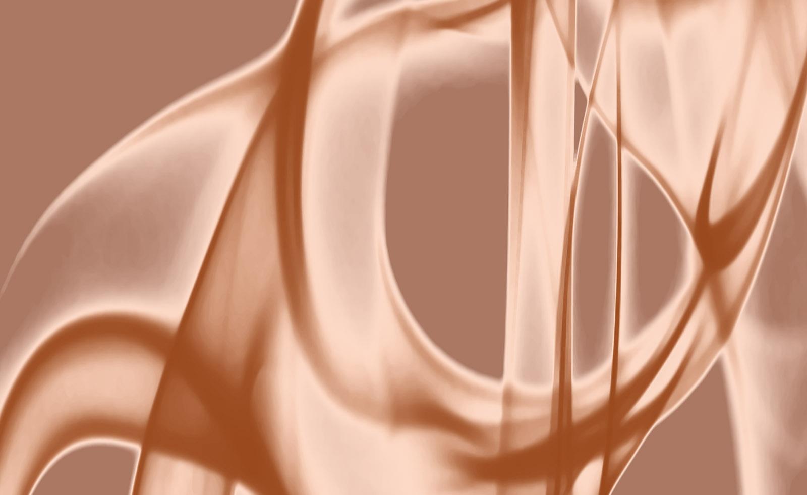 Adagio 3 - Edición limitada firmada, impresión abstracta en pigmento marrón, Contemporáneo - Photograph de Michael Banks