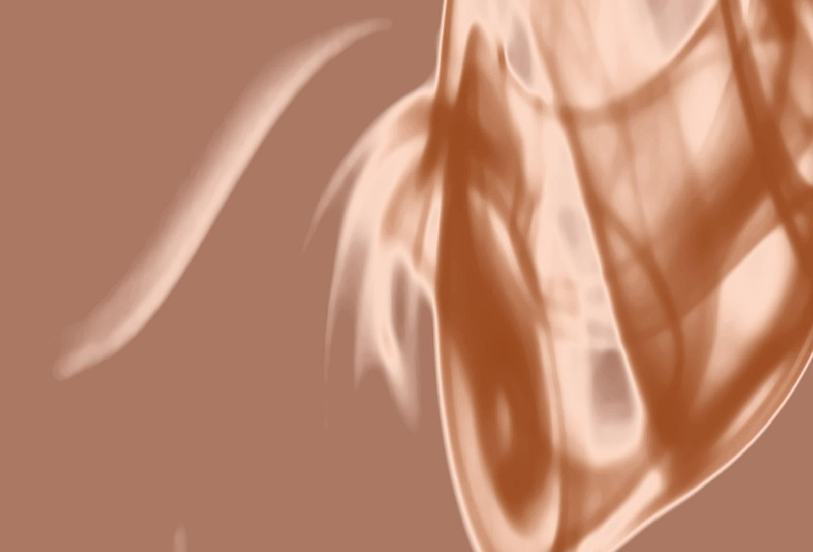 Adagio 3 - Edición limitada firmada, impresión abstracta en pigmento marrón, Contemporáneo - Abstract Photograph Marrón de Michael Banks