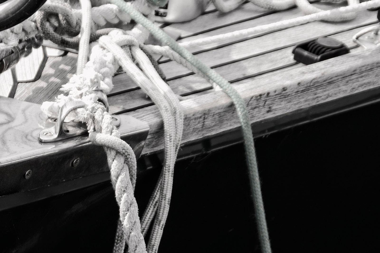 Boat 2 - Signed limited edition pigment print, Large format still life photo, Sea - Photograph by Michael Banks