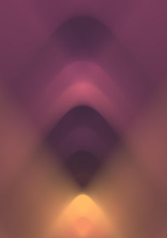 Diamond 3 -Signed limited edition pigment print, Color, purple, Square format