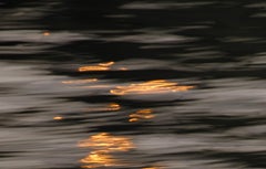 Aquarellelement 3 – Abstrakter Pigmentdruck in limitierter Auflage, Sonnenspiegelungen