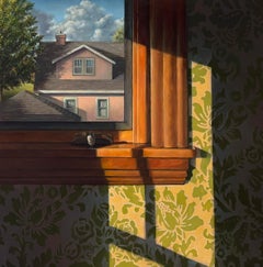 Wallpaper Schatten- und Haus-Tapete