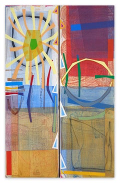 Bloomstone (Del día a la noche), (Pintura abstracta)