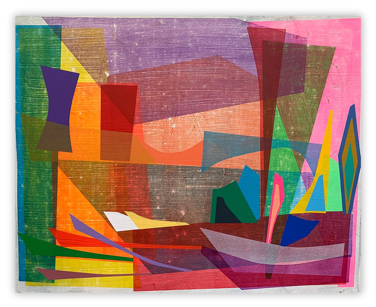 Chroma Riff (Marin I) (Pittura astratta)