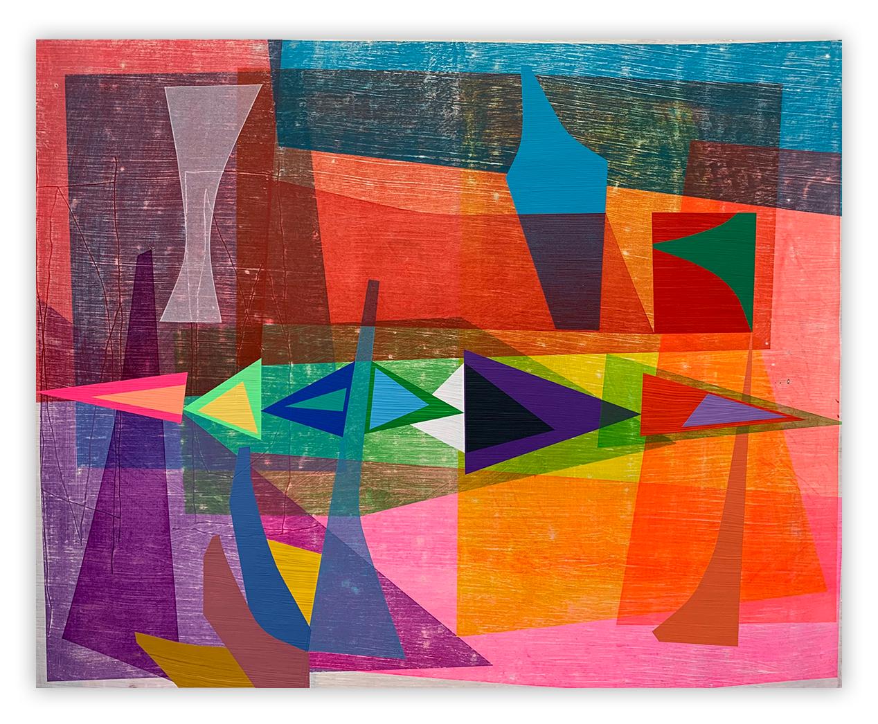 Chroma Riff (Marin II) (Pittura astratta)