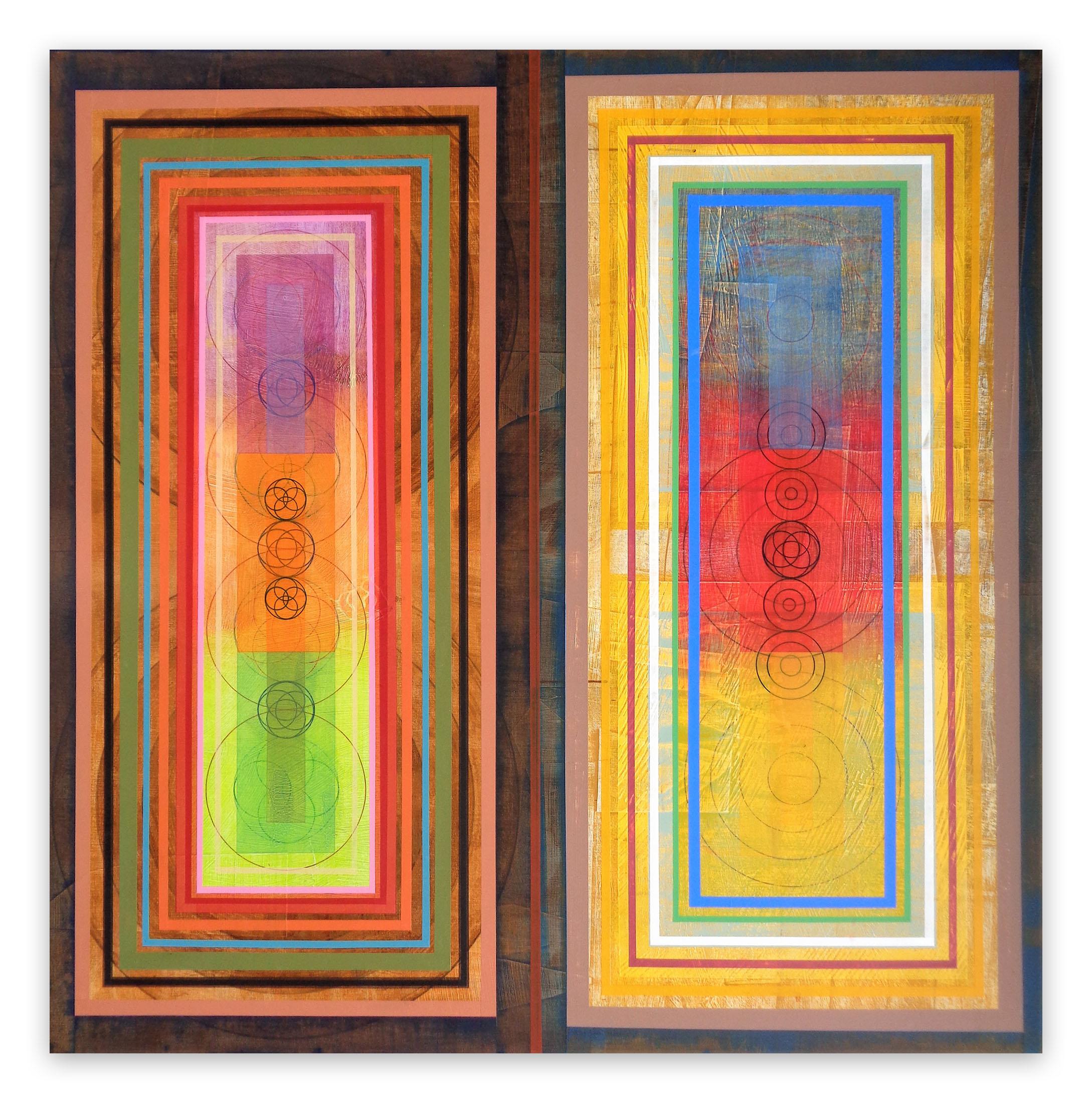 Organic Geometry (Cathedral), (Abstract Painting)

Mixed media on canvas panels - Unframed

Artwork exclusive to IdeelArt.

In this series, Michael Barringer wants to make deeply felt, poetic images, but bring them about by a formal system of