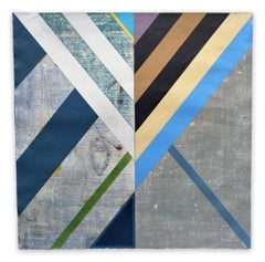 Organic Geometry (Sea Flags), (Abstract Painting)