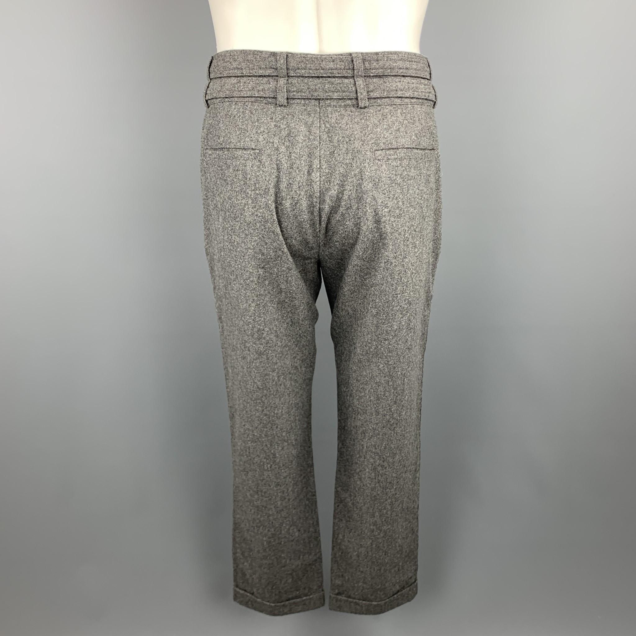 grey cuffed pants