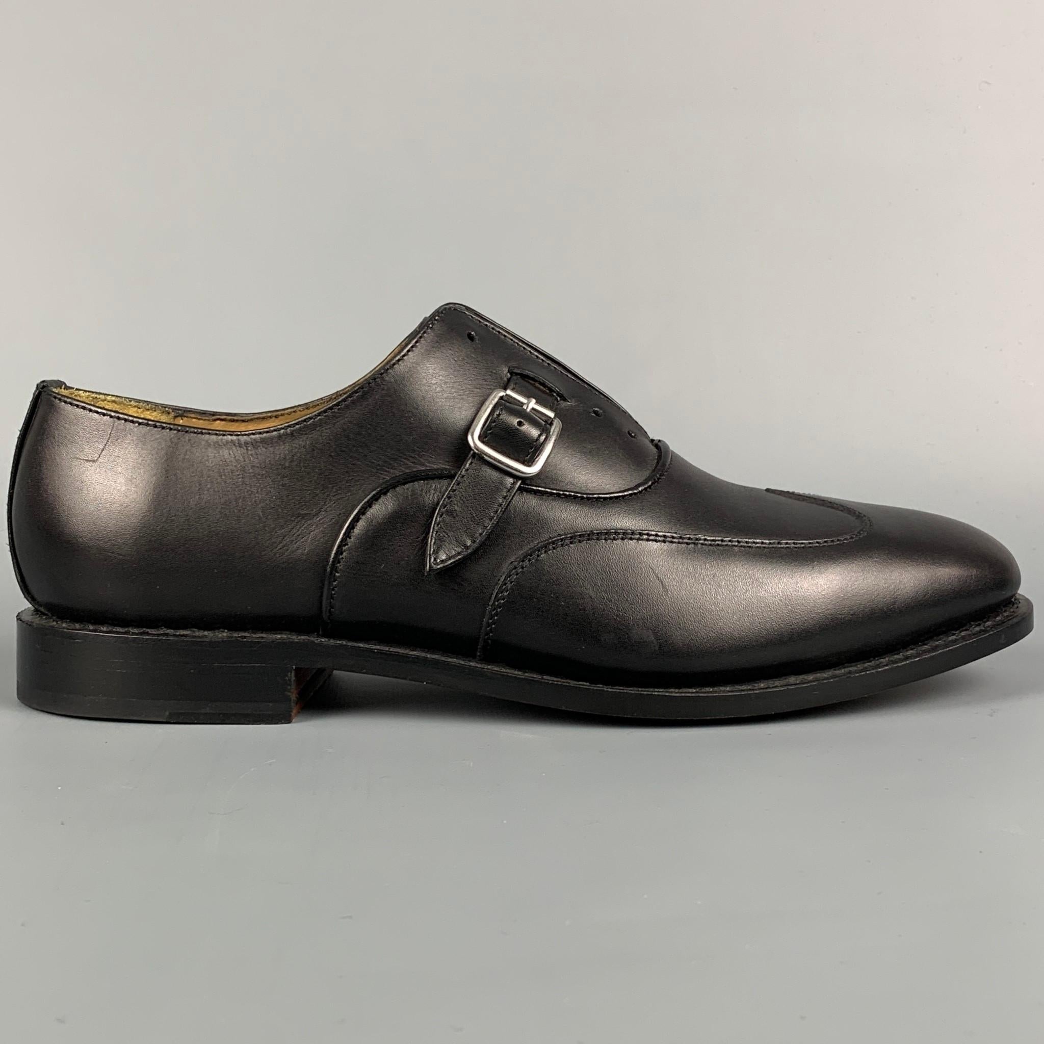 MICHAEL BASTIAN Size 8.5 Black Leather Monk Strap Lace Up Shoes For Sale at  1stDibs | michael bastian shoes