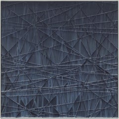 Chart #4, Acrylic on Panel Painting by Michael Batty, 2022