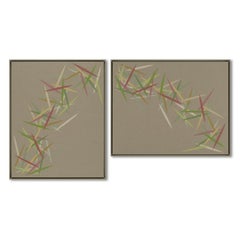 Cresting, Acrylic on Panel Paintings by Michael Batty, 2018
