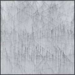 Used Curtain #2, Series: The Cut Line Abstractions, Acrylic on Panel Painting, 2013