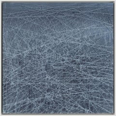 Graze #17, Acrylic on Panel Painting by Michael Batty, 2001