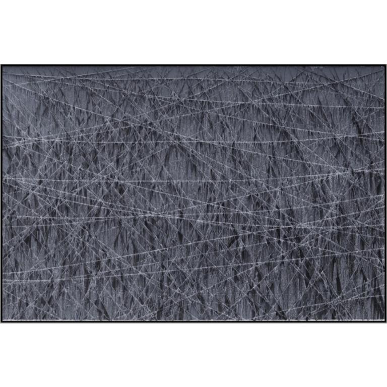 Prospect #9, Serie: Le astrazioni della linea di taglio, Pittura acrilica su pannello, 2020 - Painting di Michael Batty