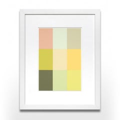 Tone Poem #12, Guache on Paper Painting by Michael Batty, 2018