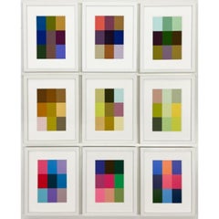 Tone Poem Drawings 2018, Guache on Paper Painting by Michael Batty, 2018