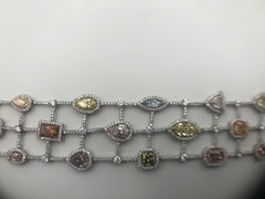 Michael Beaudry Multi-Color Diamond Bracelet