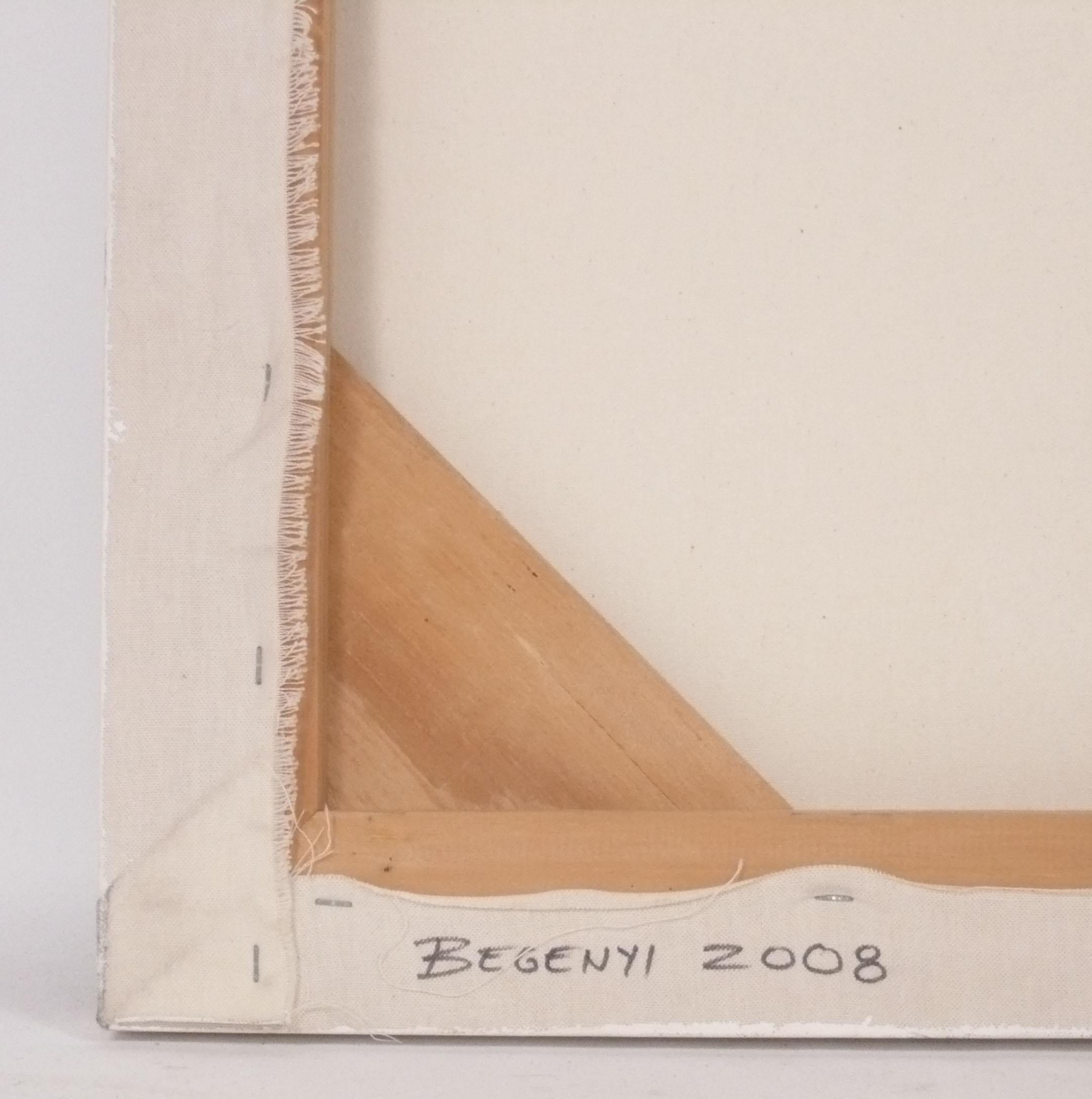 Michael Begenyi Acryl auf Leinwand Gemälde 36,25