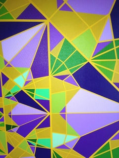 Irises, Painting, Acrylic on Canvas