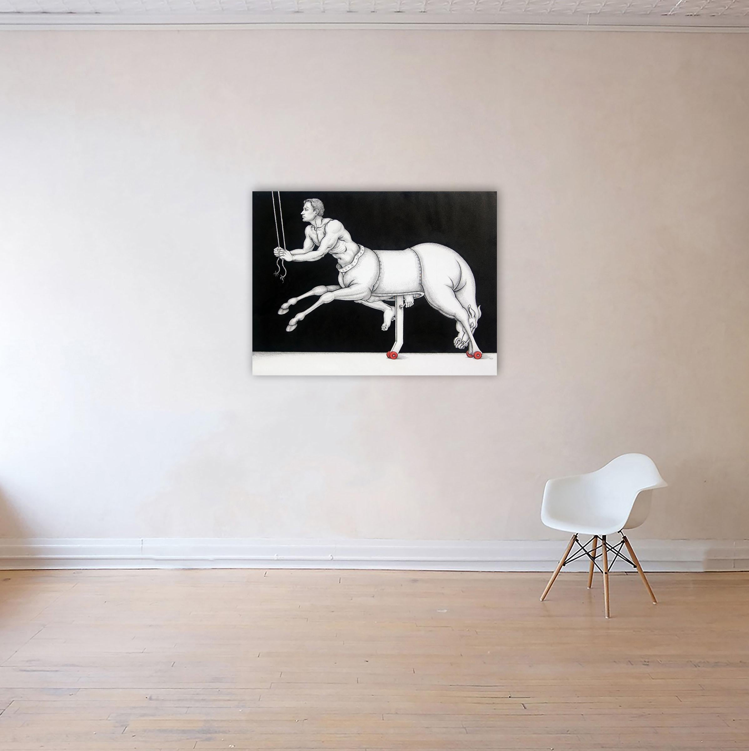 The Centaur - Painting by Michael Bergt