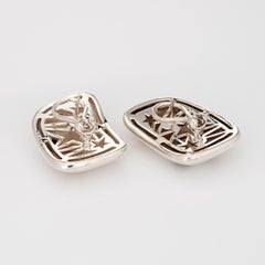 Pendientes Michael Bondanza Estrella Estate Plata de ley Oro amarillo 18k Joyas