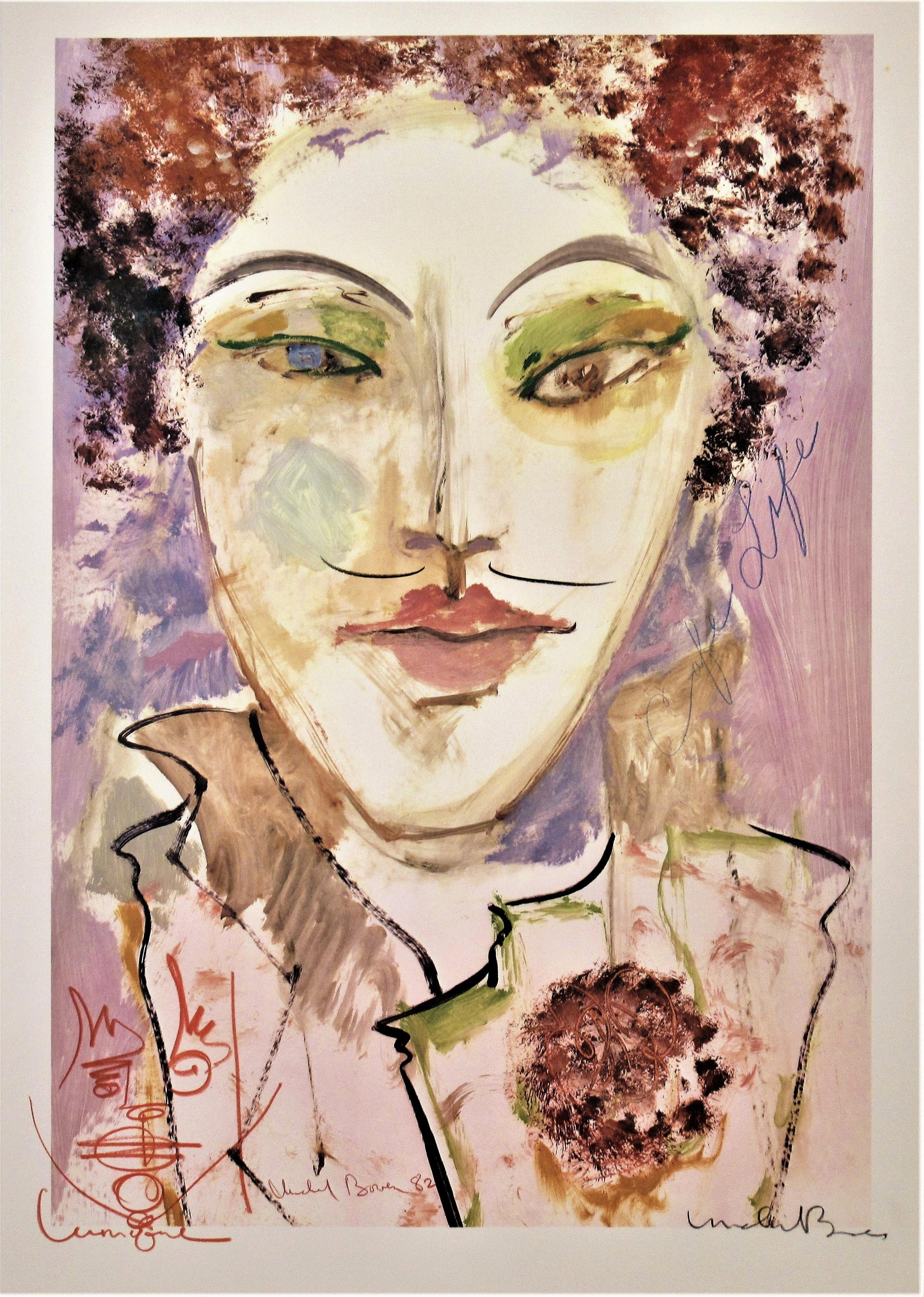 Michael Bowen Figurative Print - Cafe Life