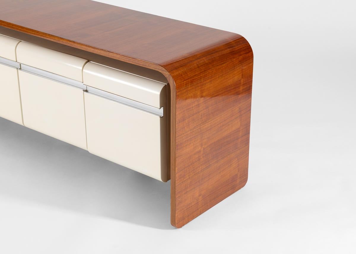 Michael Boyer, Directeur, Minimalistisch-modernes Sideboard, Frankreich, um 1970 (Moderne der Mitte des Jahrhunderts) im Angebot