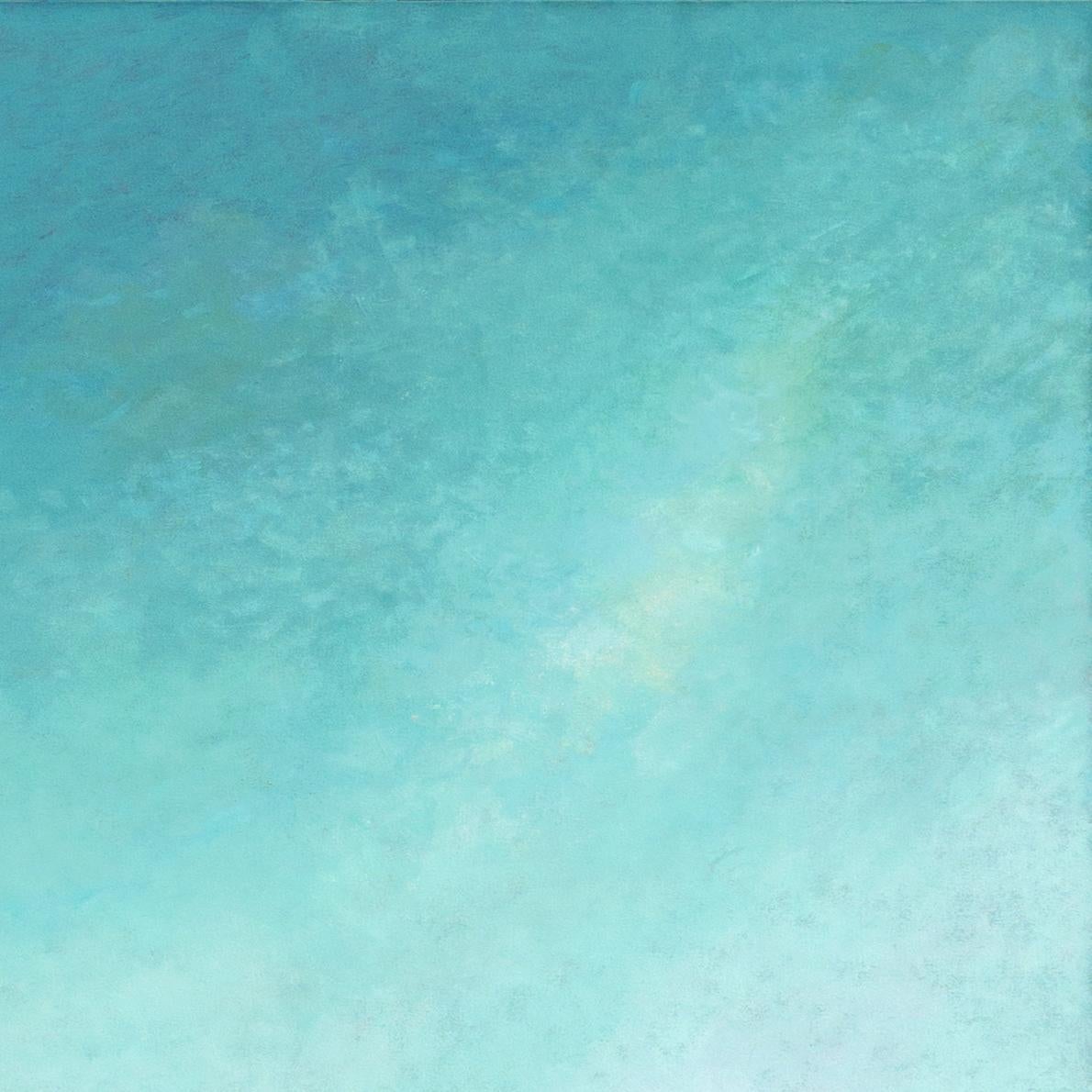 'Aqua Sky', Gump's, San Francisco Bay Area Abstraction, Blue, Clouds For Sale 2