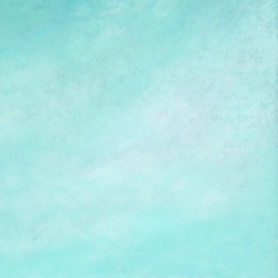 'Aqua Sky', Gump's, San Francisco Bay Area Abstraction, Blue, Clouds For Sale 4