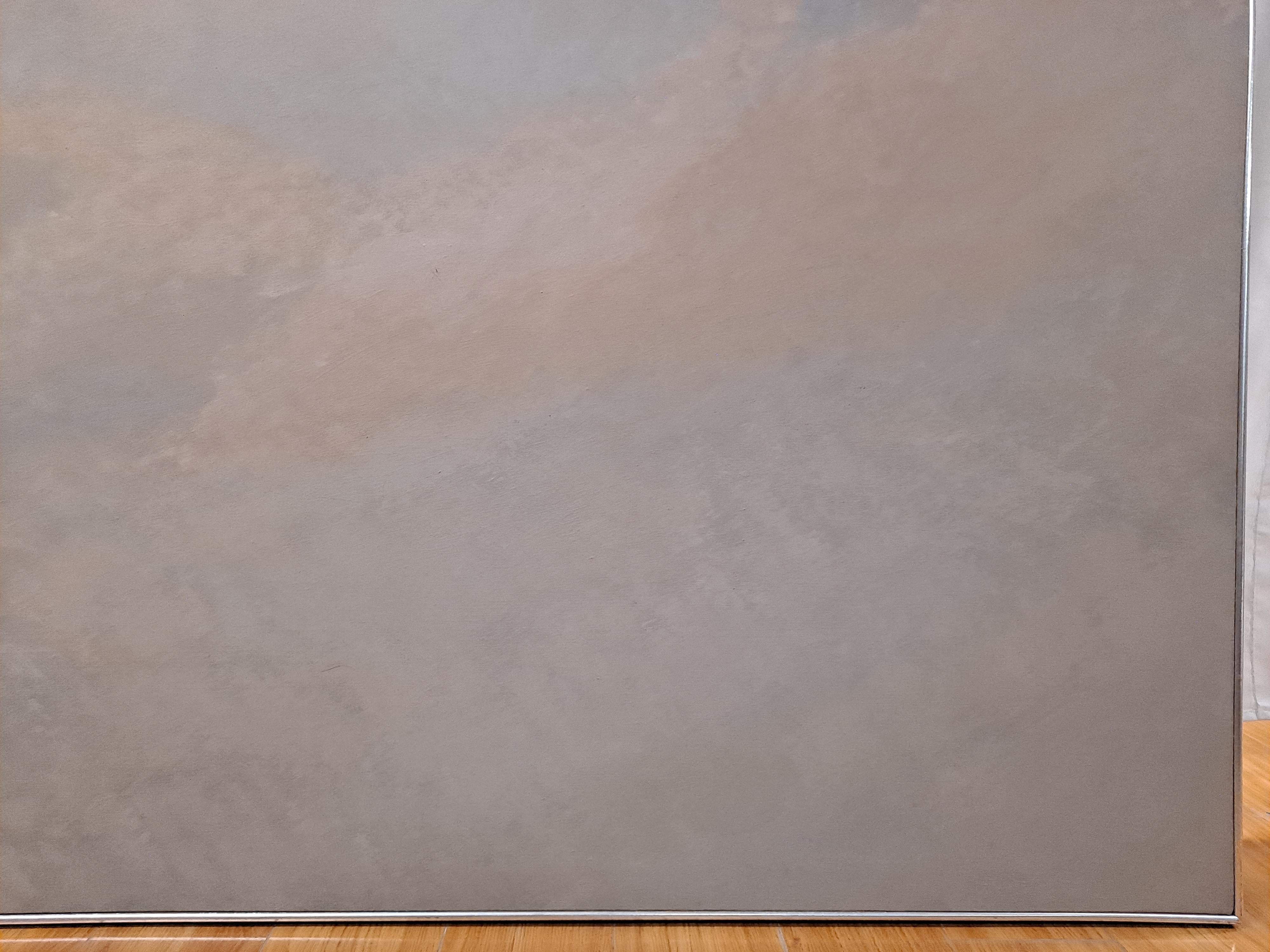 Michael Thorn Bradley (americano, 1944-2015) Pittura a olio astratta di nuvole 7
