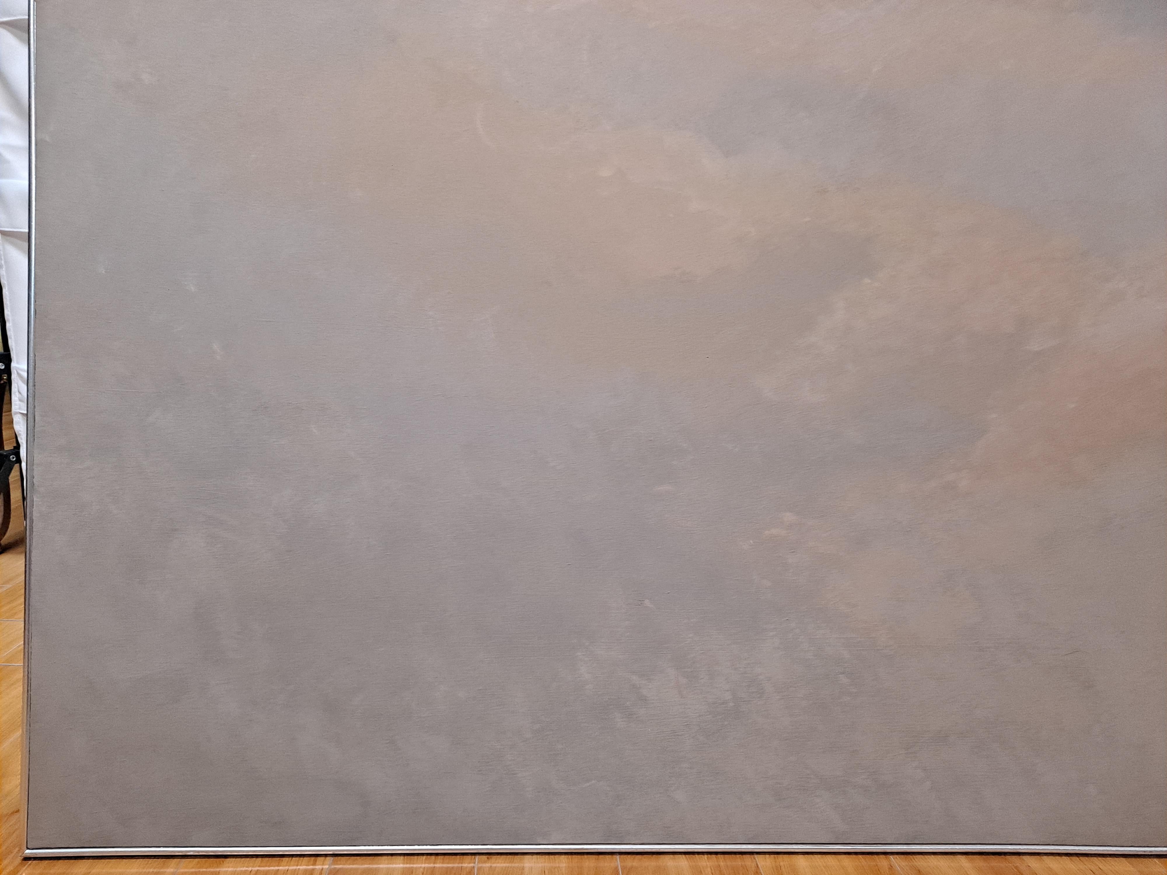 Michael Thorn Bradley (americano, 1944-2015) Pittura a olio astratta di nuvole 8