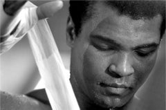 Muhammad Ali Taping Fists