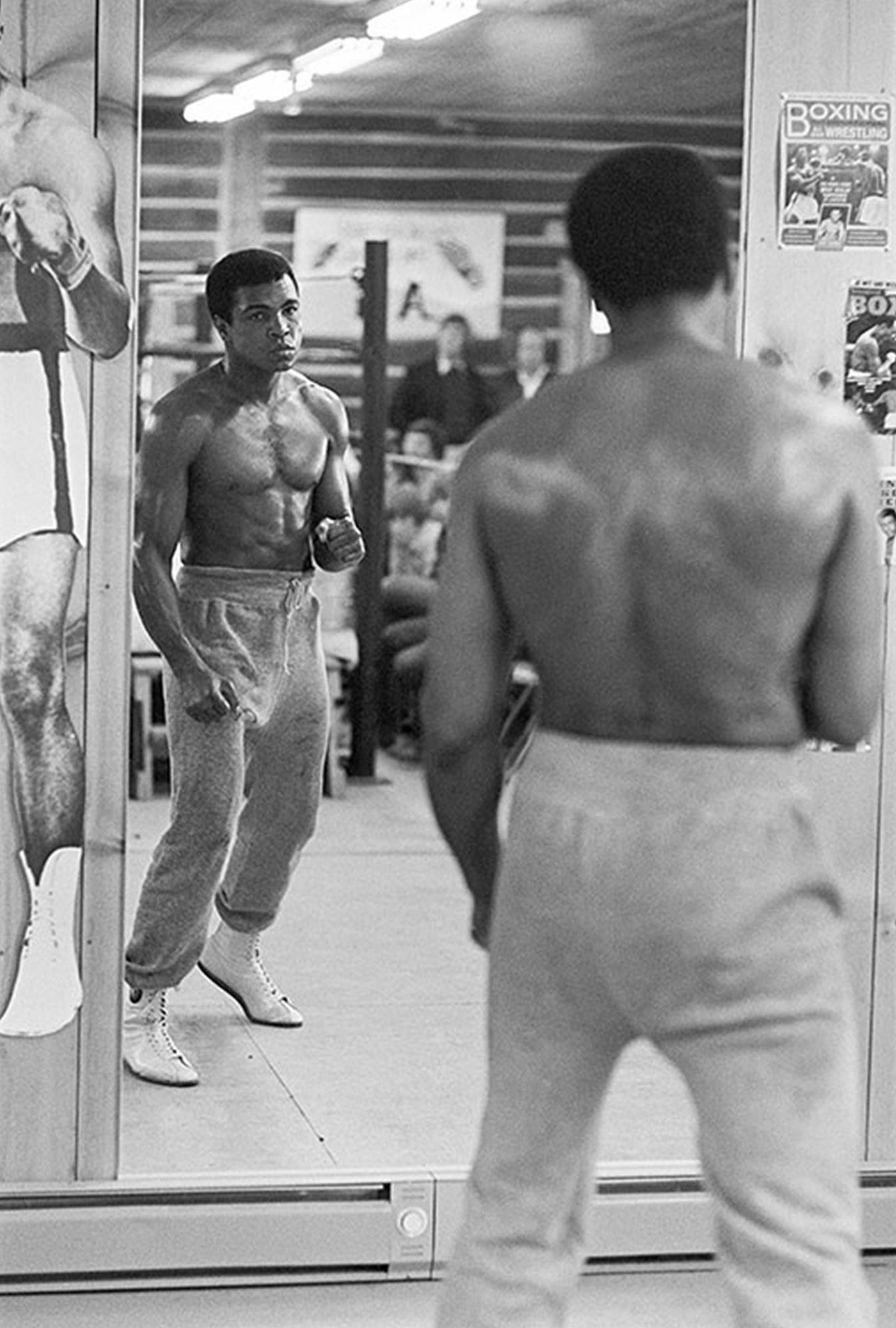 Michael Brennan Black and White Photograph - Muhammad Ali training