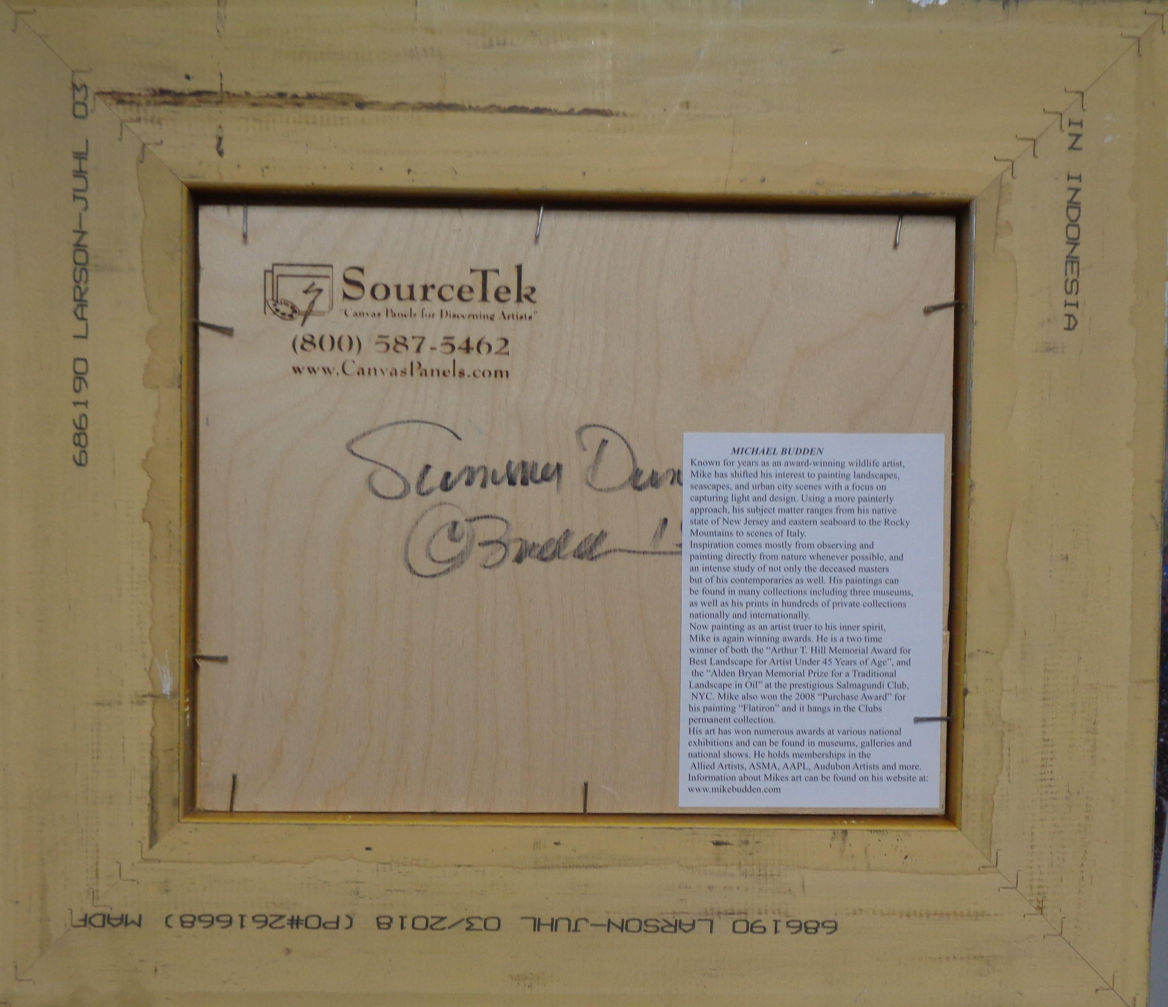 Impressionistische Meereslandschaft, Ölgemälde Dunes von Michael Budden, Strand & Ozean im Angebot 5