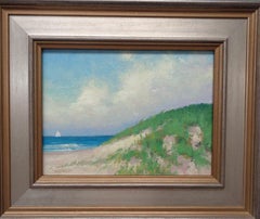 Beach & Ocean Impressionistic Seascape Oil Painting Michael Budden Summer Sky 