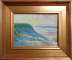 Beach Ocean Impressionistic Seascape Painting Michael Budden Sunrise Sailing