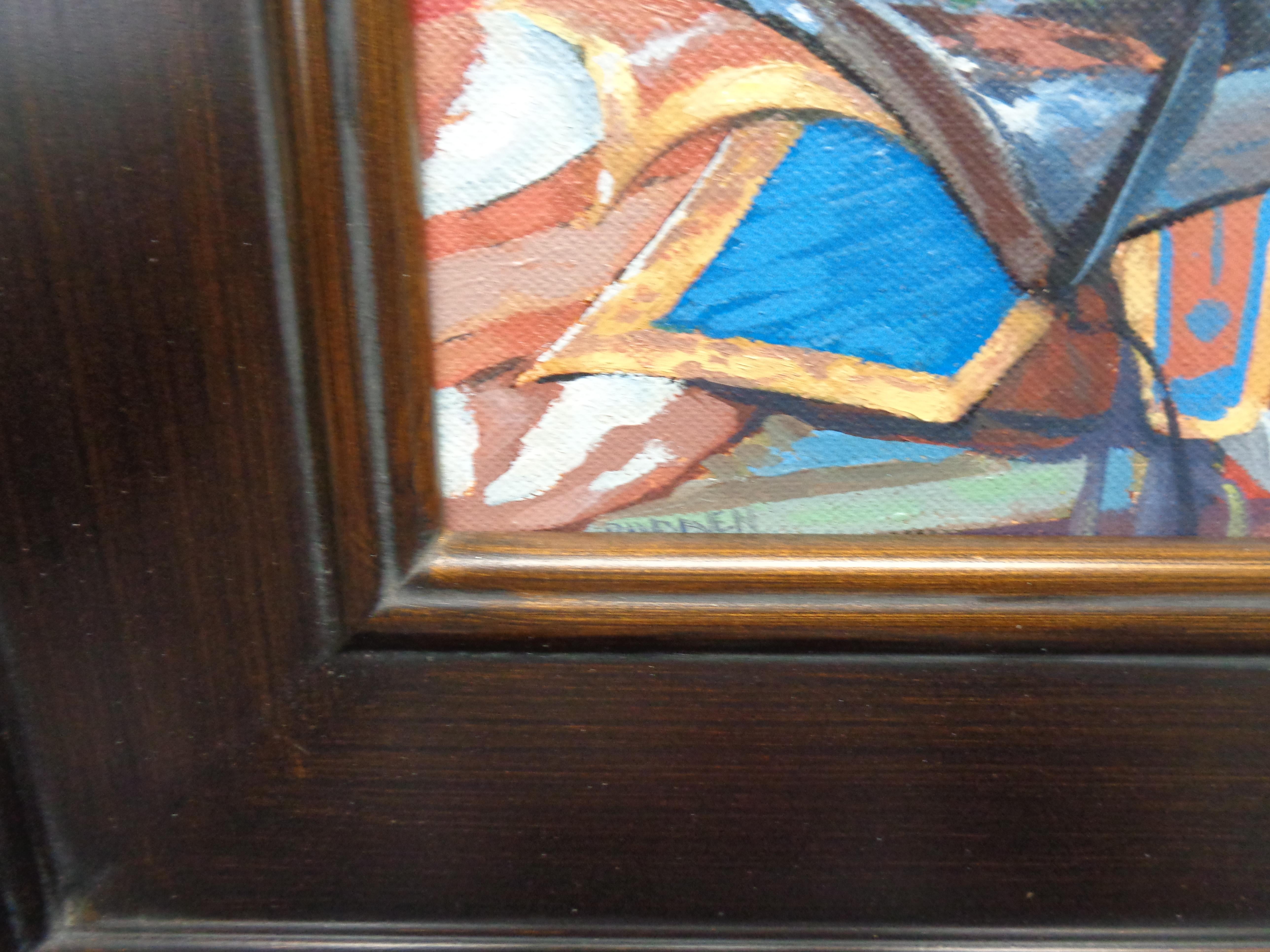 Carousel Central Park Contemporary NYC Landscape Oil Painting by Michael Budden For Sale 4