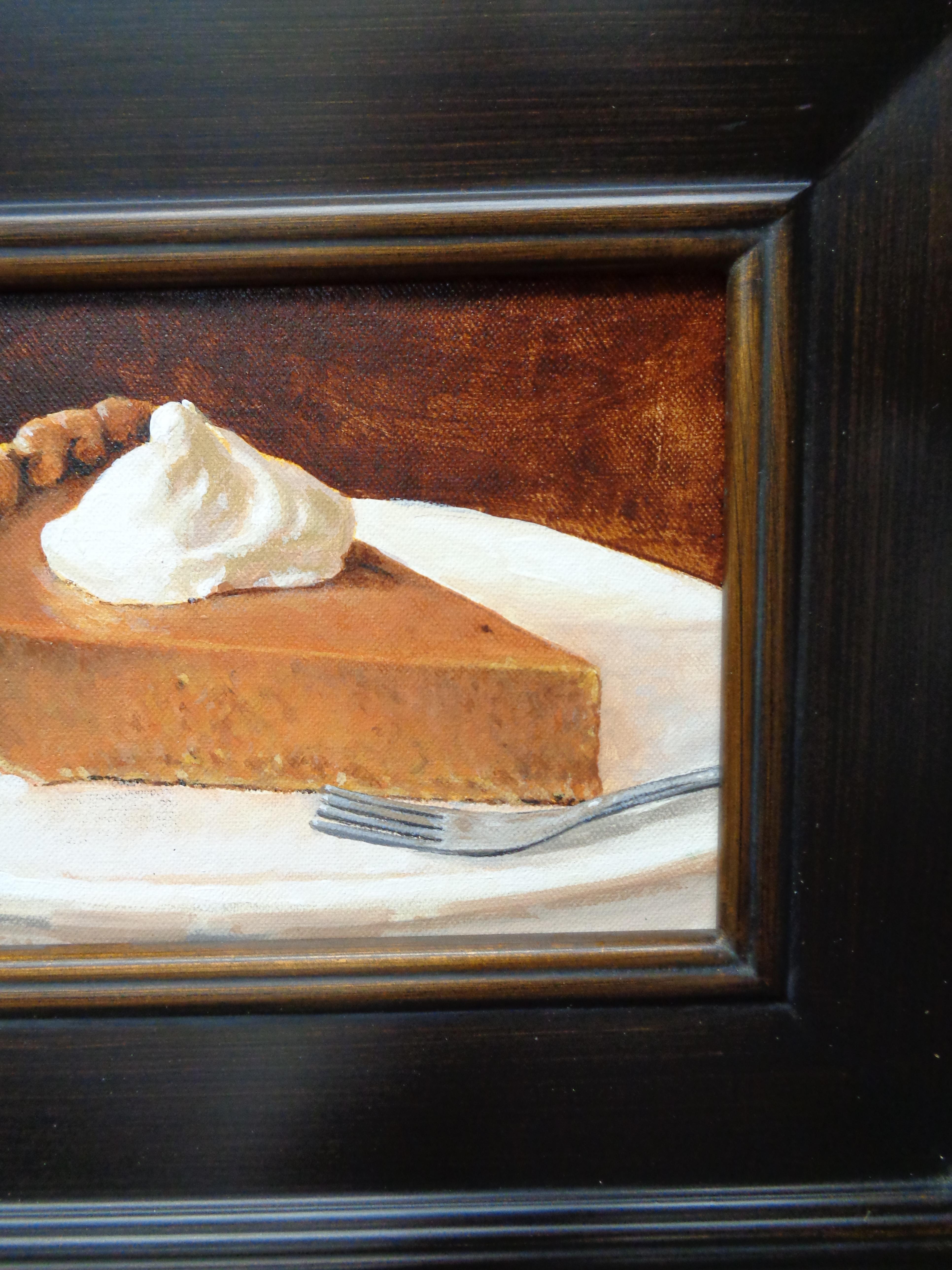Pittura contemporanea di dolci di Michael Budden Torta di zucca in vendita 1