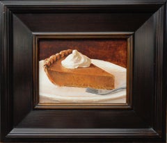 Contemporary Dessert Painting by Michael Budden Pumpkin Pie
