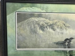 Estampado Contemporáneo Fauna y Flora Loons Michael Budden Mystical Voyagers